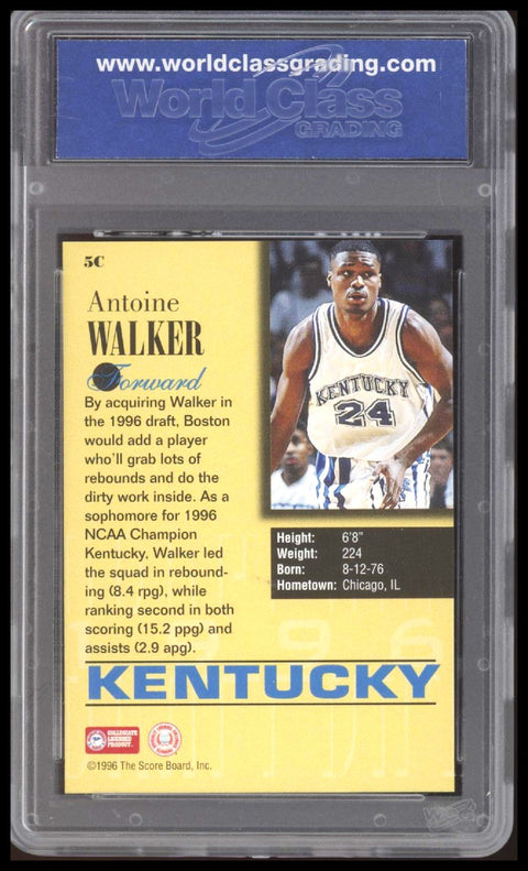 1996 Score Board Draft Day #5C Antoine Walker Boston Celtics Other 10